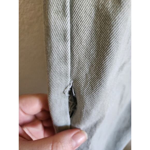 Zara Women's Light Green Straight Leg Denim Jeans-4 - Picture 2 of 6